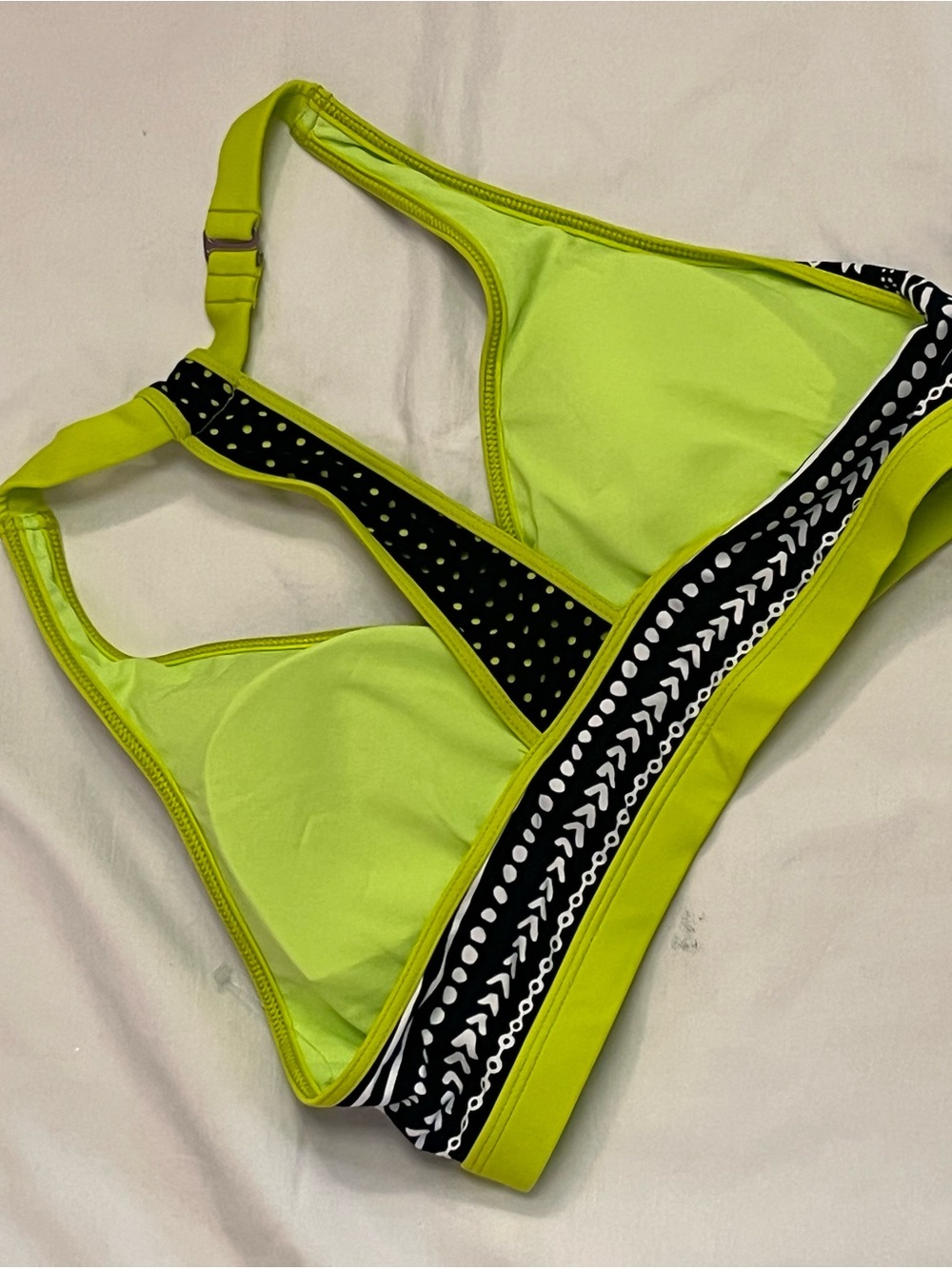 NWOT Title Nine Racerback Bikini Top - Picture 4 of 6